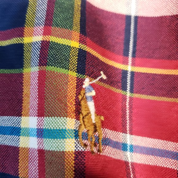 RALPH LAUREN 4XLT MULTICOIOR LONGSLEEVE BUTTONUP MEN SHIRT 100% COTTON - Picture 2 of 5